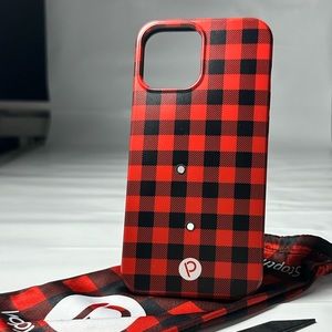 Buffalo Plaid Righty Loopy case for iPhone 12 Pro Max